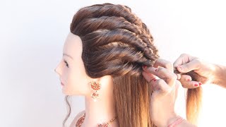 2 Rare Open Hairstyle For Reception Party | Beautiful Hairstyle