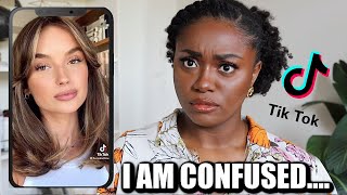 Reacting To 4C Hair Tiktok Videos ... I Am Confused...
