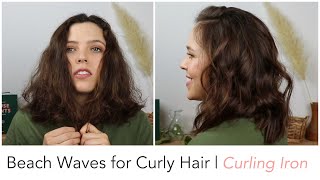 Beach Waves For Curly Hair | How To
