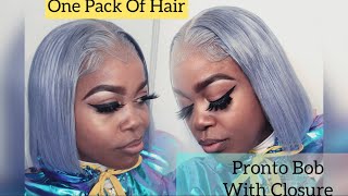 Pronto With Closure Using Only One Pack Of Hair