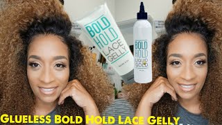 Glueless Lace Application Using Bold Hold Products No Alcohol, Full Lace
