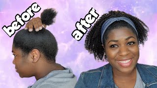 How To Wear A Ponytail With Short Natural 4C Hair Ft. Betterlength