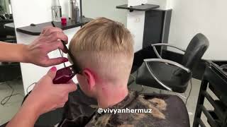 Boy"S Short Haircut Tutorial By Vivyan Hermuz || Boy'S Haircut || Fade Haircut || How To |