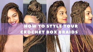 Easy & Cute | Crochet Box Braids Styles | Bilingual
