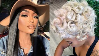 Cute Modern 2022 Hairstyle Ideas For Black Women #Blackhairstyles
