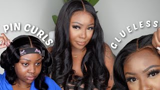 0 Skill | No Adhesive Bady Wave Wig Installation | Wear And Go Now!!! Ft. Julia Hair