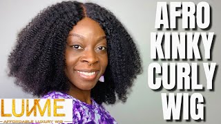 Afro Kinky Curl Wig | Easy Beginner Friendly Wig Install