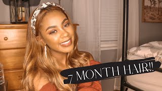 Raw Indian Hair 7 Month Update | Goglamhaircollection