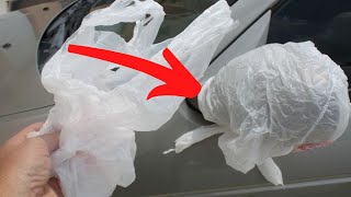 Always Place A Bag On Your Car Mirror When Traveling Alone, Here'S Why !