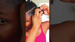 Flat Twist On Short Thick 4C Natural Hair | Trending Hairstyles #Afrohair #4Chair