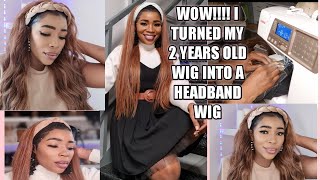 How To Make A  Headband Wig On A Sewing Machine | Beginner Friendly |