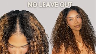 Spring Vibe Ombre Curly Style&V-Part Wig| Beginner Friendly| Wynne Jean X Unice Hair