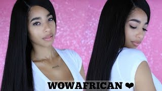 Wowafrican Virgin Brazilian Hair |Glueless Full Lace Wig!