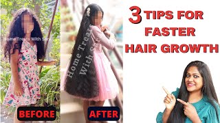 Haircare Secrets Unveiled -     3 Tips For Faster Hair Growth |How To Grow Long & Thick Hair