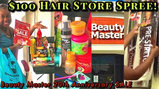 I Spent Over $100 On Braiding Essentials At The Beauty Master'S Anniversary Sale !