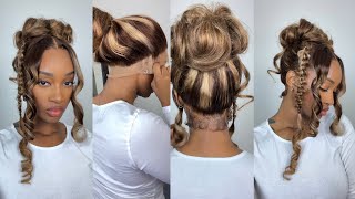 360 Lace Wig Install Is Not Easy | Affordable Highlighted Wig! Arabella Hair