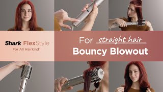 Hair Styler | Bouncy Blowout For Straight Hair (Shark Flexstyle(Tm))