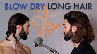 Best At-Home Hair Styling For Long Hair| Hair Dryer Unboxing, Tutorial, Review|Jorge Fernando