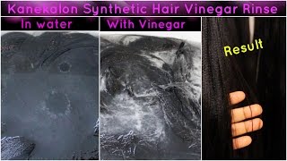 Vinegar Rinse Removing Alkaline Coating From Kanekalon Hair No Dry Itchy Scalp Prep For Box Braids