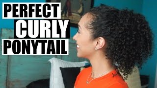 Perfect Frizz Free Curly Ponytail