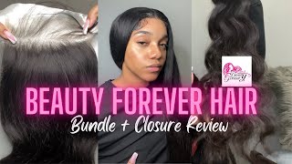 Hd Lace Closure And 3 Bundles Review | Beauty Forever Hair