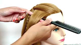 Easy Party Hairstyle /Cute Hairstyle / Medium To Long Hair /Open Hairstyle