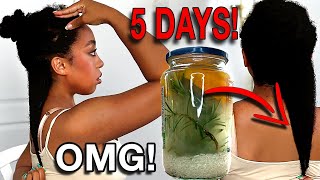 The Most Powerful Rice Water For Extreme Hair Growth! | How To Make Rice Water For Super Hair Growth