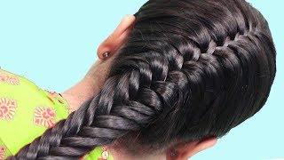 5 Mins Hairstyle For Wedding | Easy Hairstyles For Long Hair | Updo Hairstyle | Simple Hairstyle