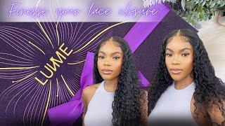 How To Finesse Your Closure Wig Ft Luvme Hair | South African Youtuber