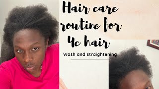 4C Natural Hair Routine/ Wash Day / Cheap Kenyan Hair Care Products