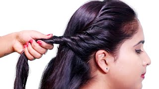 Beautiful Party/Wedding Hairstyles For Long Hair || Easy Hair Style Girls || Simple Hair Style Party