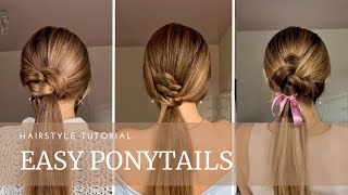 Easy Ponytails | Elegant Hairstyle For Any Occasion