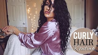 Curly Hair Tutorial/Shower Routine 2018 | Kayleigh Noelle