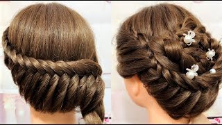 10 Minute High Bun Hairstyle For Medium Long Hair - Hairstyles Compilation 2019
