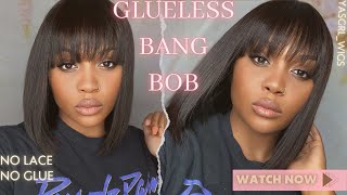 No Lace No Glues No Problem!!!! Manageable Human Hair Wig Ft Yasgrl Wigs