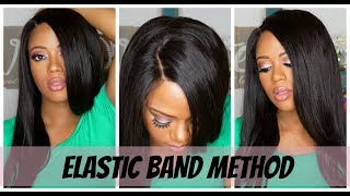 Elastic Band Method Tutorial - Dyhair777 300% Lace Frontal
