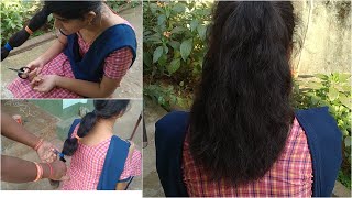 Layer Cut At Home..Cut Your Hair Easily At Home Without Going To Beauty Parlour,Easy Layer Cut...