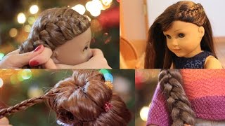 American Girl Doll Holiday Hairstyles!  2016