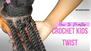 Crochet Kid Spring Twist| Diy Easy Little Girl Natural Hairstyles