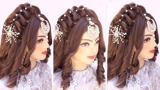 Curly Hairstyles L Wedding Hairstyles Kashee'S L Bridal Hairstyles Kashee'S L Front Variat