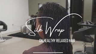 You Can Have Long & Healthy Relaxed Hair | Silk Wrap | The Ryan Timothy
