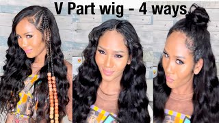 A Game Changer! V-Part Wig - 4 Ways | I'M In Love With V Part Wig
