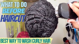 360 Waves: What To Do Before A Haircut? How To Wash Curly Hair For A Cut (Wash & Style 3.0)