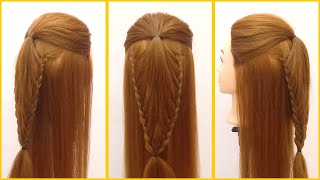 Easy Hairstyle For College Girls | Long Hair Hairstyles For Teenage Girl