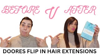 Grwm. Trying Doores Flip In Hair Extensions. My Honest Thoughts. Ad