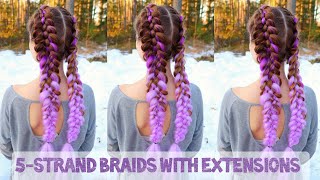 5-Strand Braids With Kanekalon Hair Extensions
