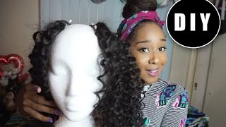 Diy U Part Wig + Review With Rebe Hair