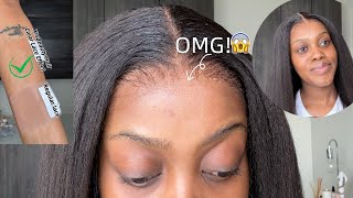 Y'All Come Look At This!!Ultimate Melted Clean Hairline Lace It'S Giving Silk Press | Xrsb