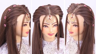 Wedding Hairstyles For Long Hair L Front Variation L Bridal Hairstyles Kashee'S L Engagement Lo