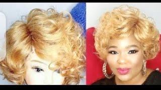(Diy)Afro B/Save Money And Look Classy. How? Invisible Part Wig Using Afro B